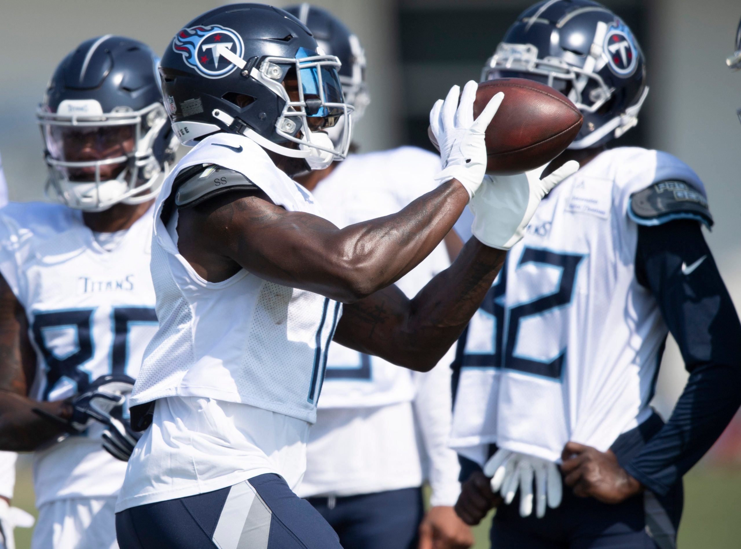 Farley, Titans, 2021, training camp, practice, day, today, AtoZSports