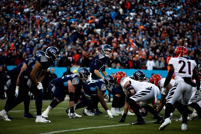 Tennessee Titans AFC Championship Game Kansas City CHeifs Patrick Mahomes Cincinnati Bengals Quinton Spain tweet Joe Burrow fans