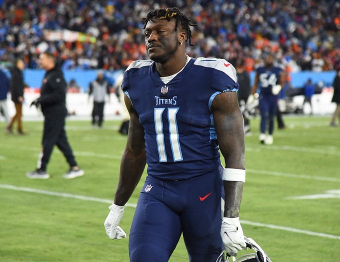 A.J. Brown trade Tennessee Titans Philadelphia Eagles deleted tweets nfl draft