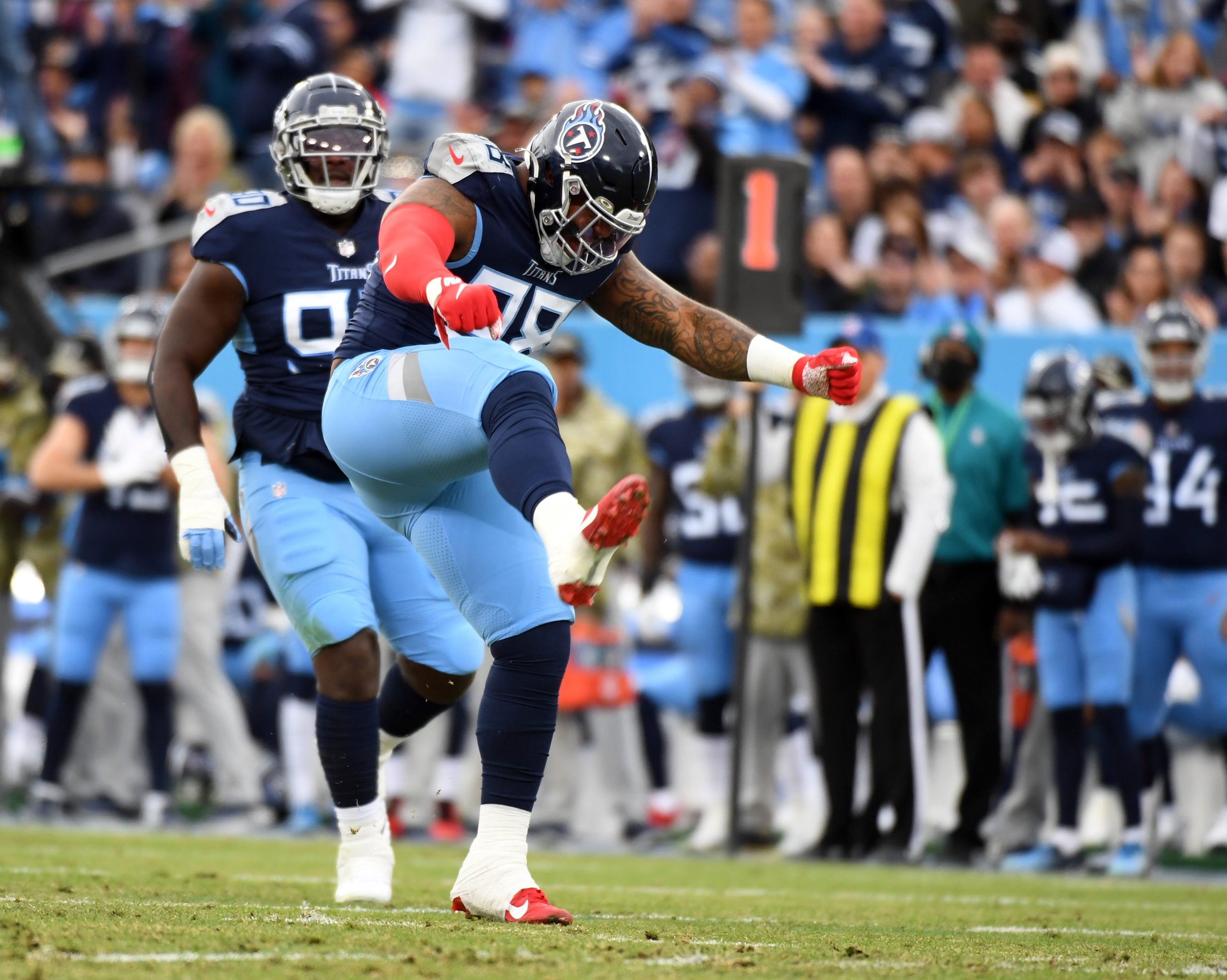 Simmons, Landry, Pro Bowl, snub, Titans, 2021