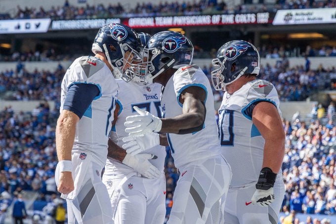 Tennessee Titans NFL Playoffs AFC Kansas City Chiefs Buffalo Bills Mike Vrabel Jon Robinson Derrick Henry Ryan Tannehill