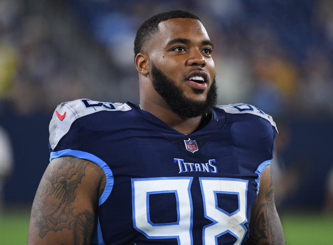 Jeffery Simmons contract negotiations agent agency Tennessee Titans stats salary