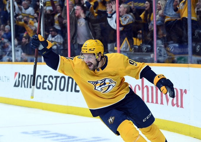 Nashville Predators Preds Tennessee Titans Filip Forsberg A.J. Brown Trade Deadline NHL NFL comparison David Poile