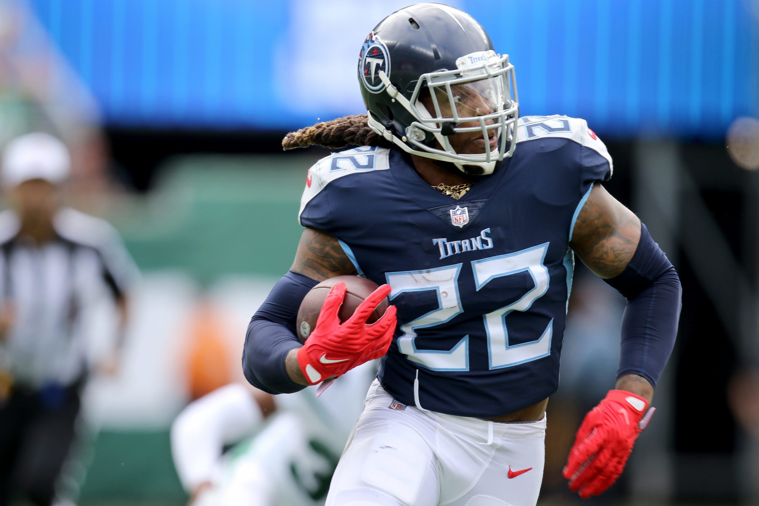 derrick henry, titans, NFL, record