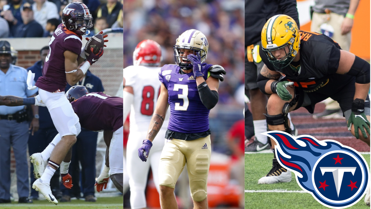 titans, farley, radon, molden, 2021, NFL draft, tennessee, julio jones, jon robinson, fans, ceiling, upside, trade, prospect, round