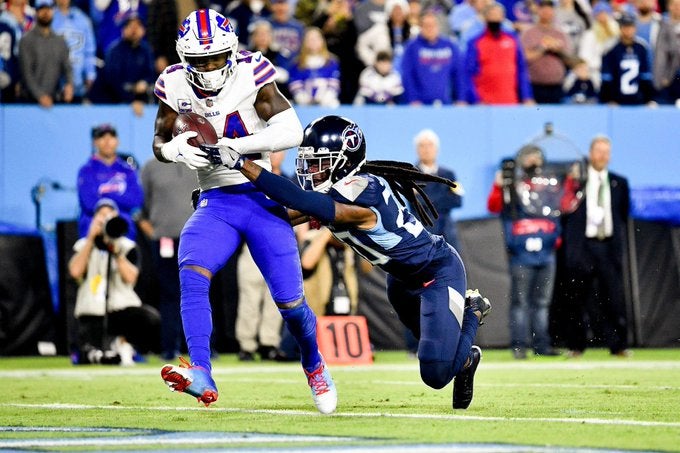 Tennessee Titans Twitter Jackrabbit Jenkins tweet free agent CB secondary Josh Allen Buffalo Bills Monday Night Football MNF