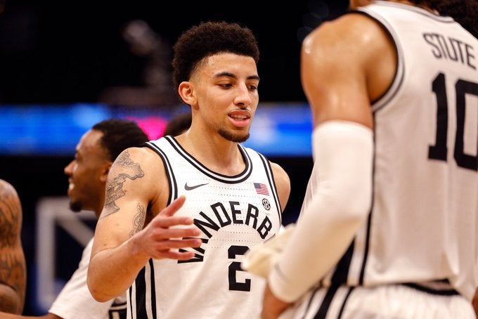 Best Bet BetMGM Vanderbilt Commodores Vandy new logo Xavier Musketeers NIT betting gambling Scotty Pippen Jr. Paul Scruggs SEC