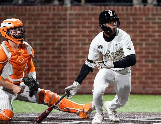 SEC Baseball Tournament preview Vanderbilt Commodores Tennessee Vols Tony Vitello Tim Corbin Blade Tidwell Devin Futrell Enrique Bradfield Jr. NCAA Tournament