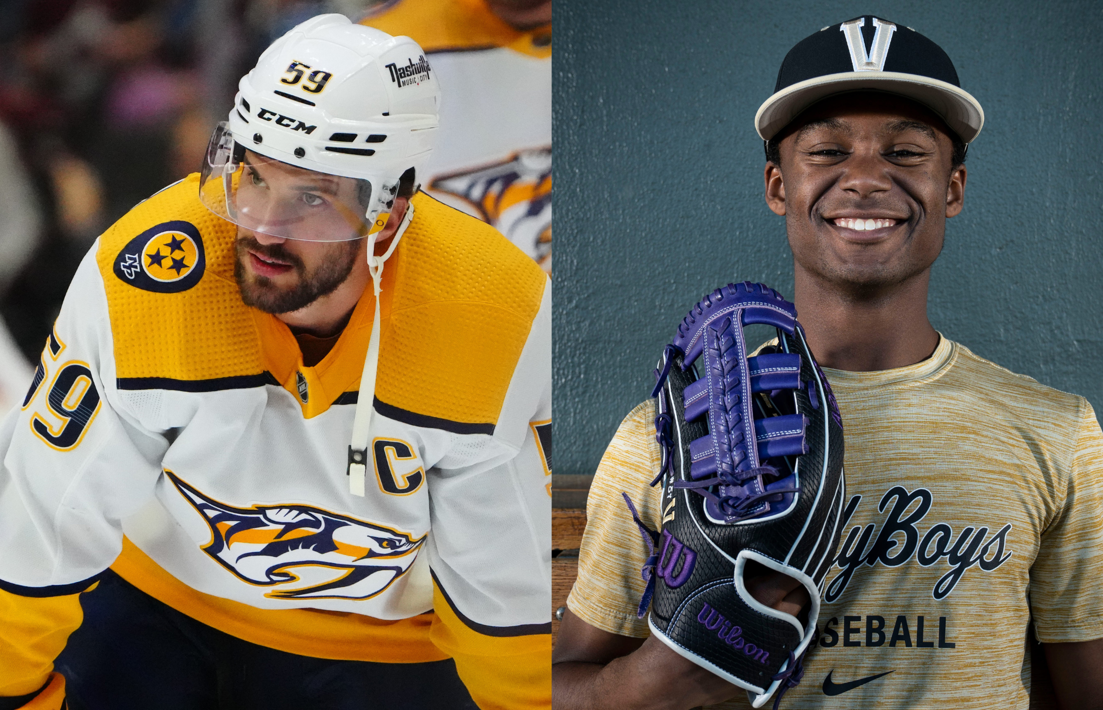 Nashville Predators Vanderbilt Commodores