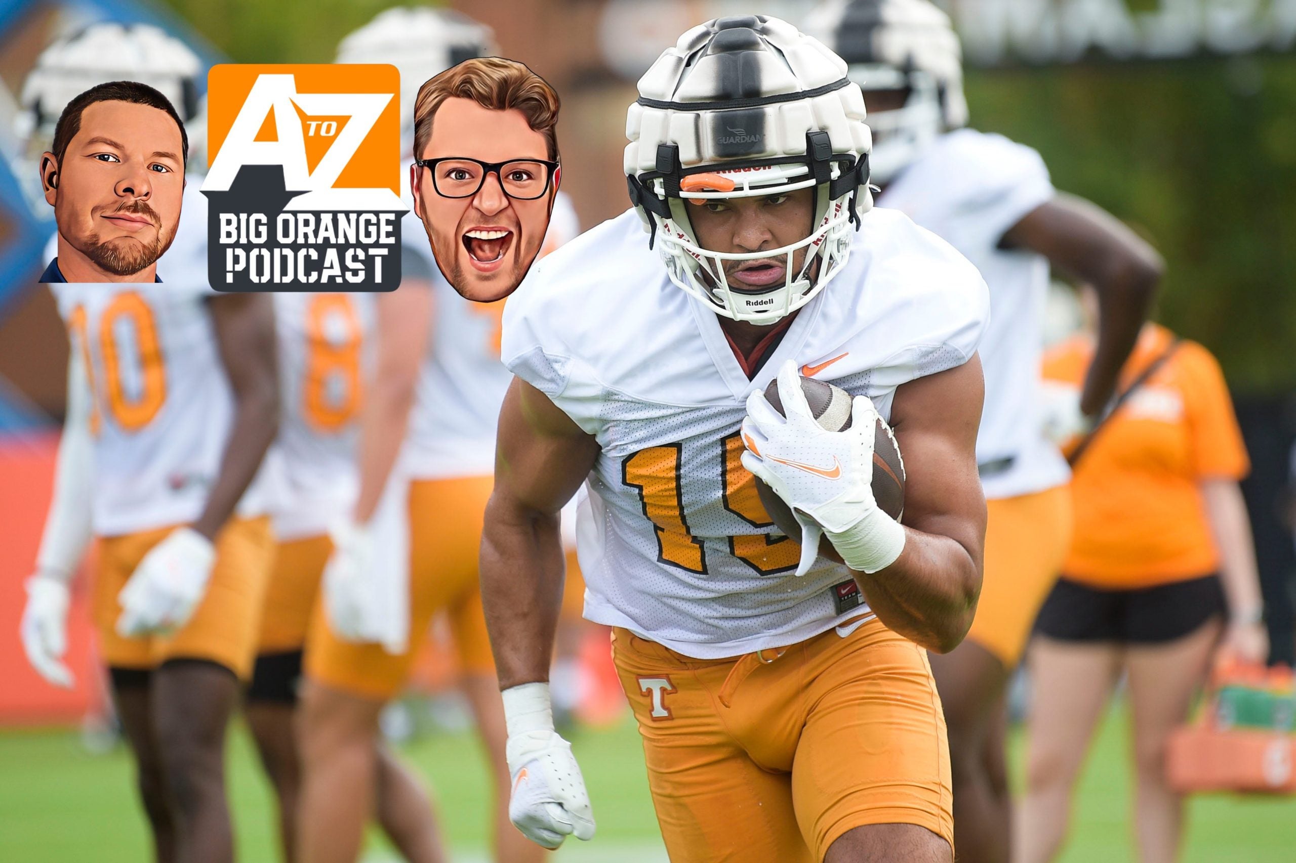 Tennessee's Bru McCoy (15)during the first day of Tennessee football practice at Anderson Training Facility in Knoxville, Tenn. on Monday, Aug. 1, 2022. Kns Tennessee Football Practice