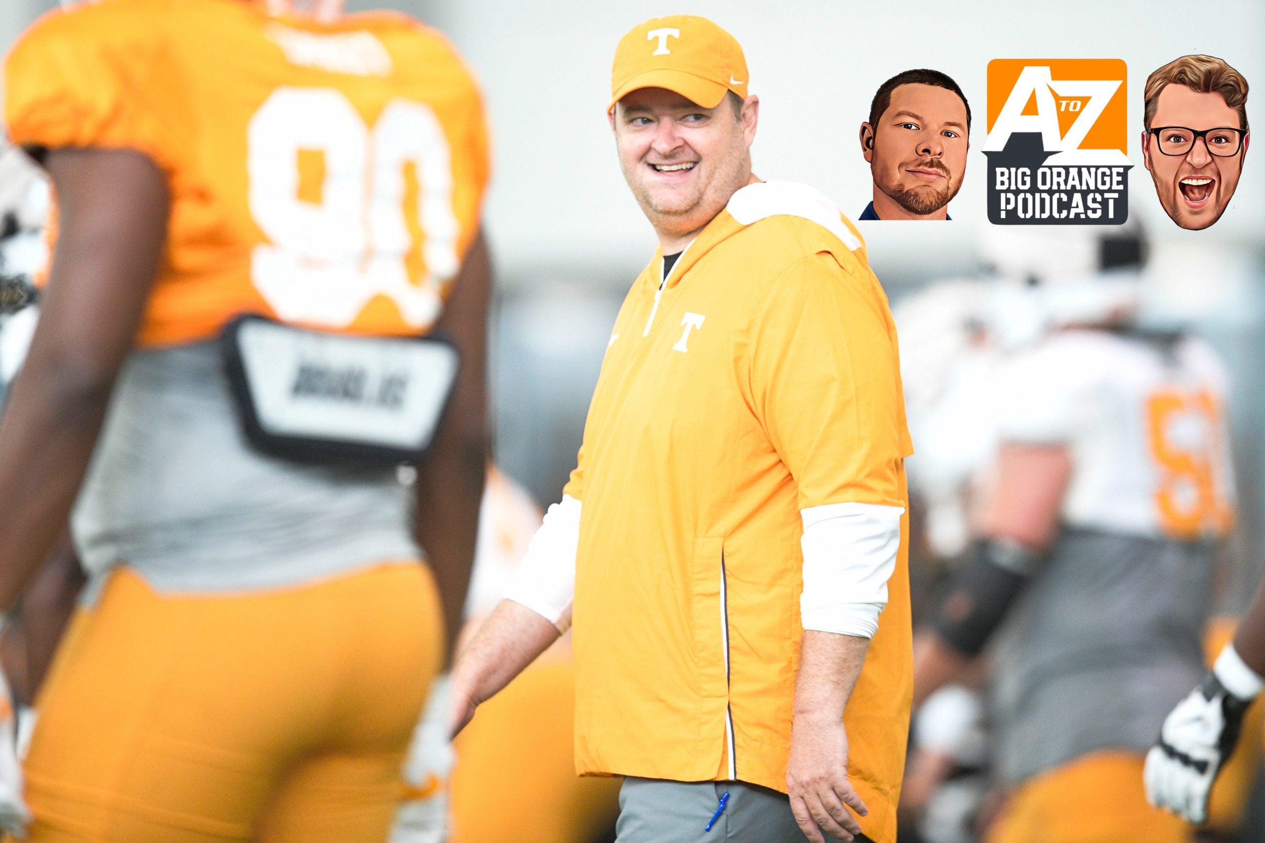 Tennessee Head Coach Josh Heupel during Tennessee football's third practice at Anderson Training Facility in Knoxville, Tenn. on Wednesday, Aug. 3, 2022. Kns Tennessee Football Third Practice