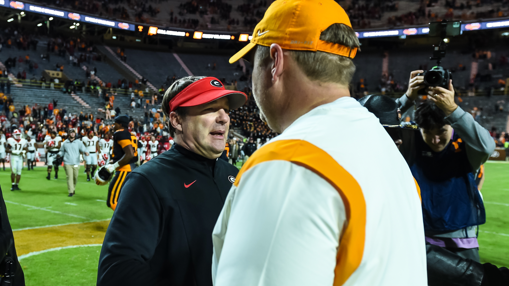 Tennessee Vols Josh Heupel, Kirby Smart