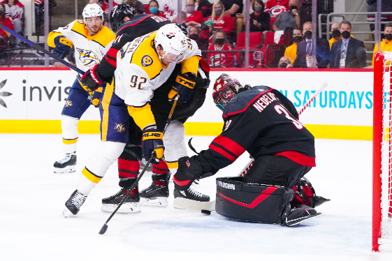 Nashville Predators Carolina Hurricanes
