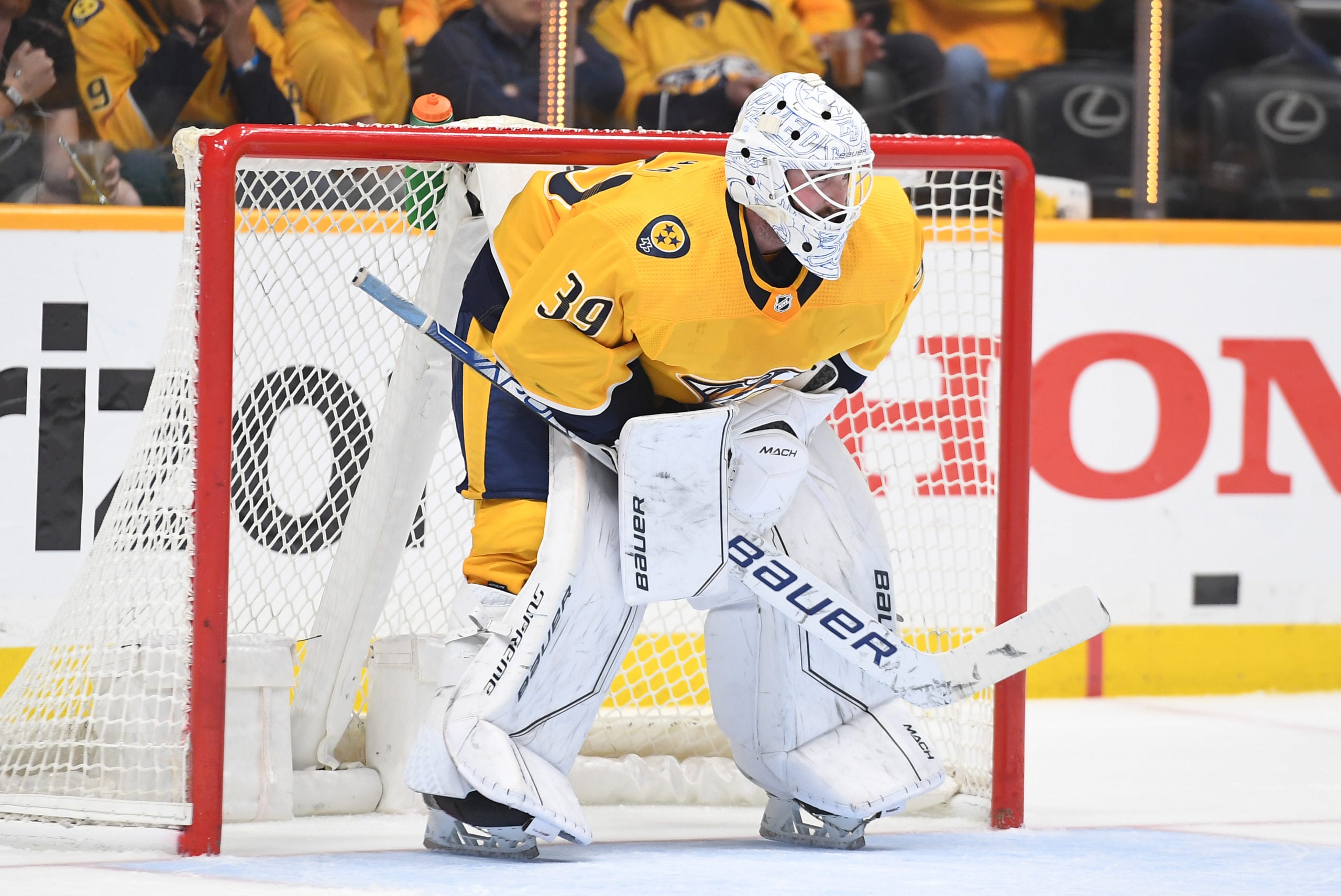 Preds, Poile, Ingram, goalie, backup, Saros