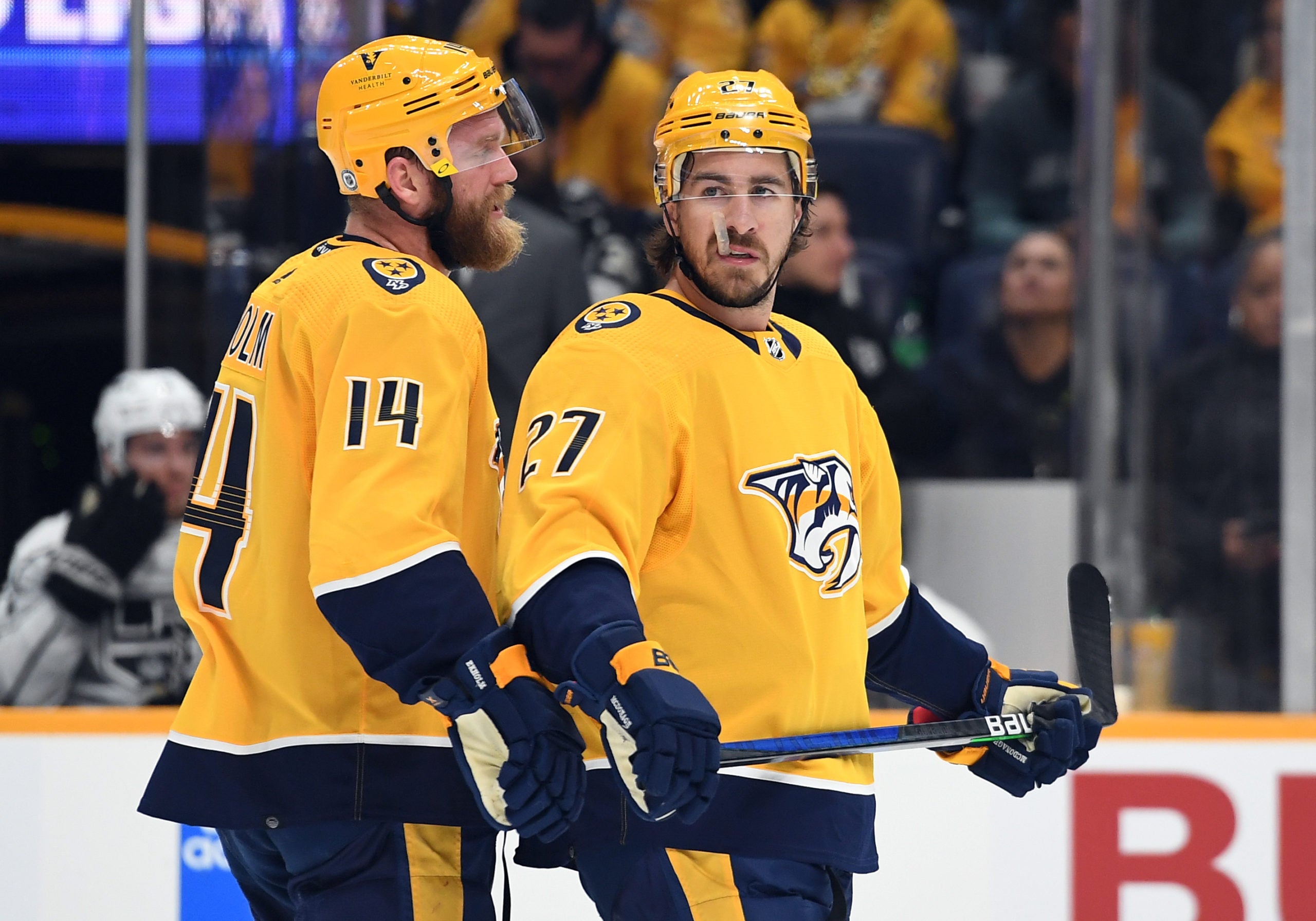 Nashville Predators Mattias Ekholm and Ryan McDonagh discuss the team's rough start