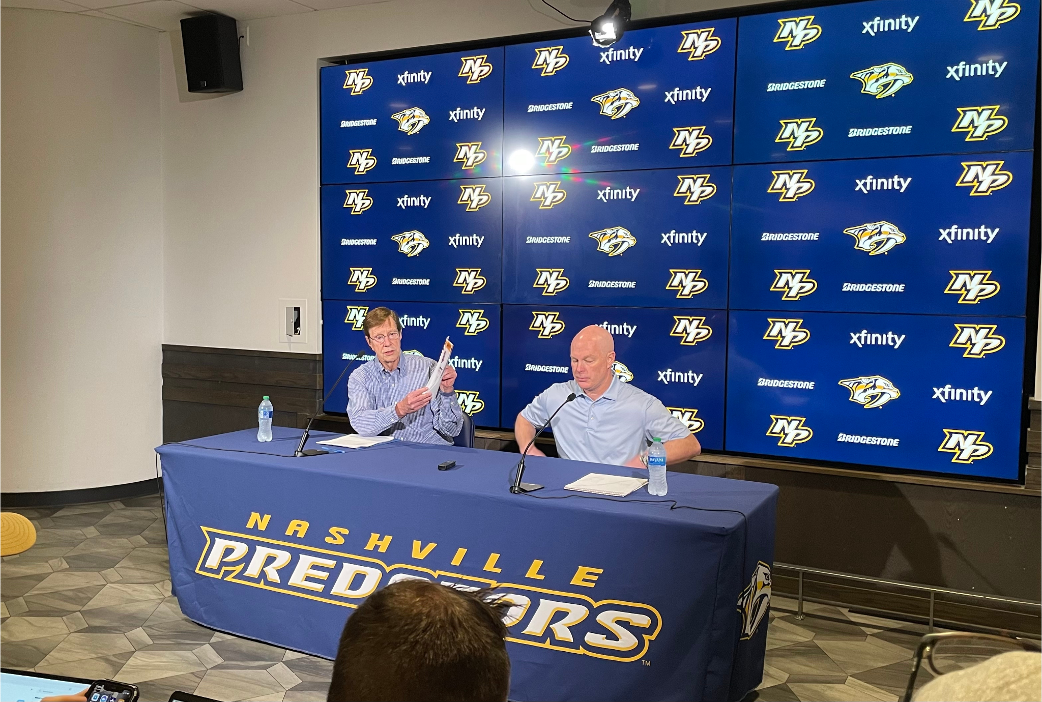 David Poile John Hynes