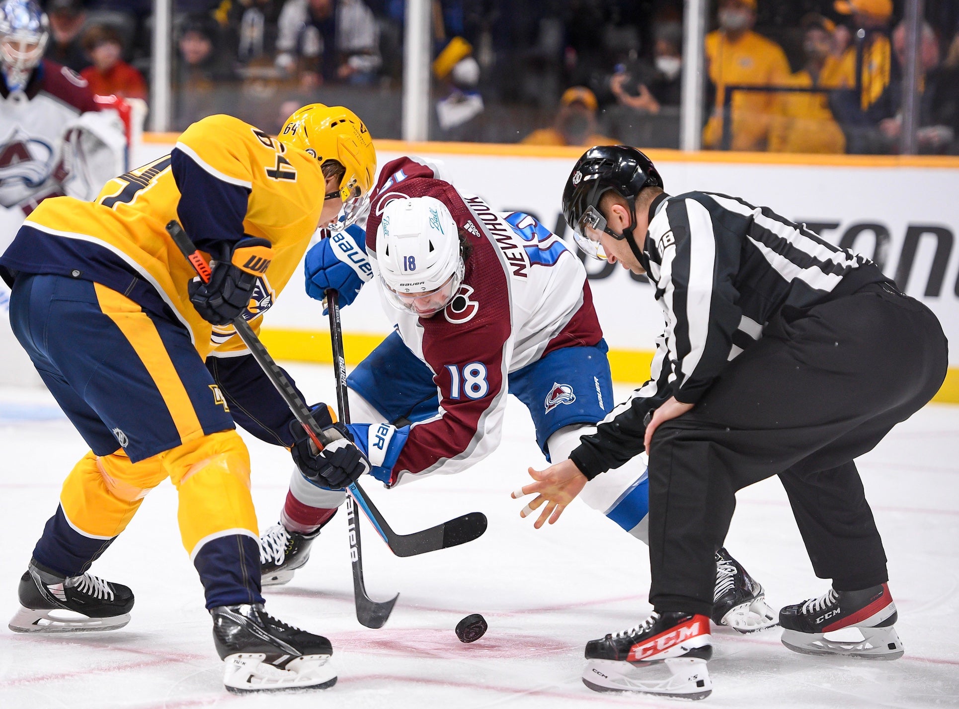 Nashville Predators Colorado Avalanche