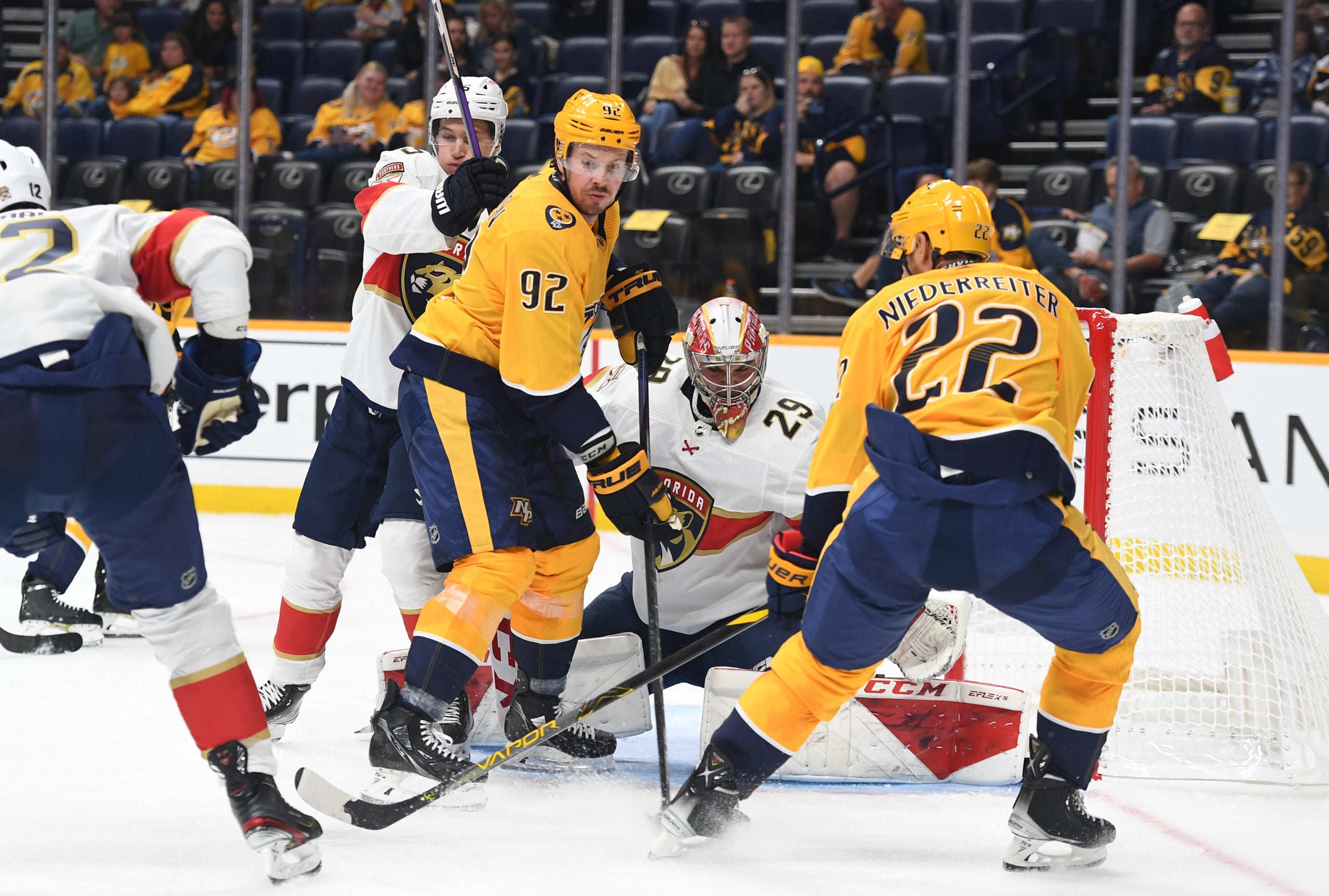 Ryan Johansen and Nino Neiderreiter make up the Predators second line, but who will be the other winger?