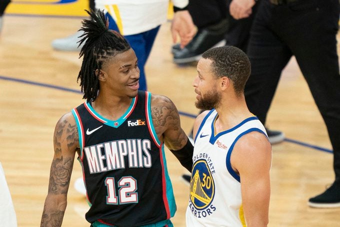 Memphis Grizzlies Golden State Warriors Steph Curry Play-in Dillon Brooks Ja Morant Steph Curry betting playoffs
