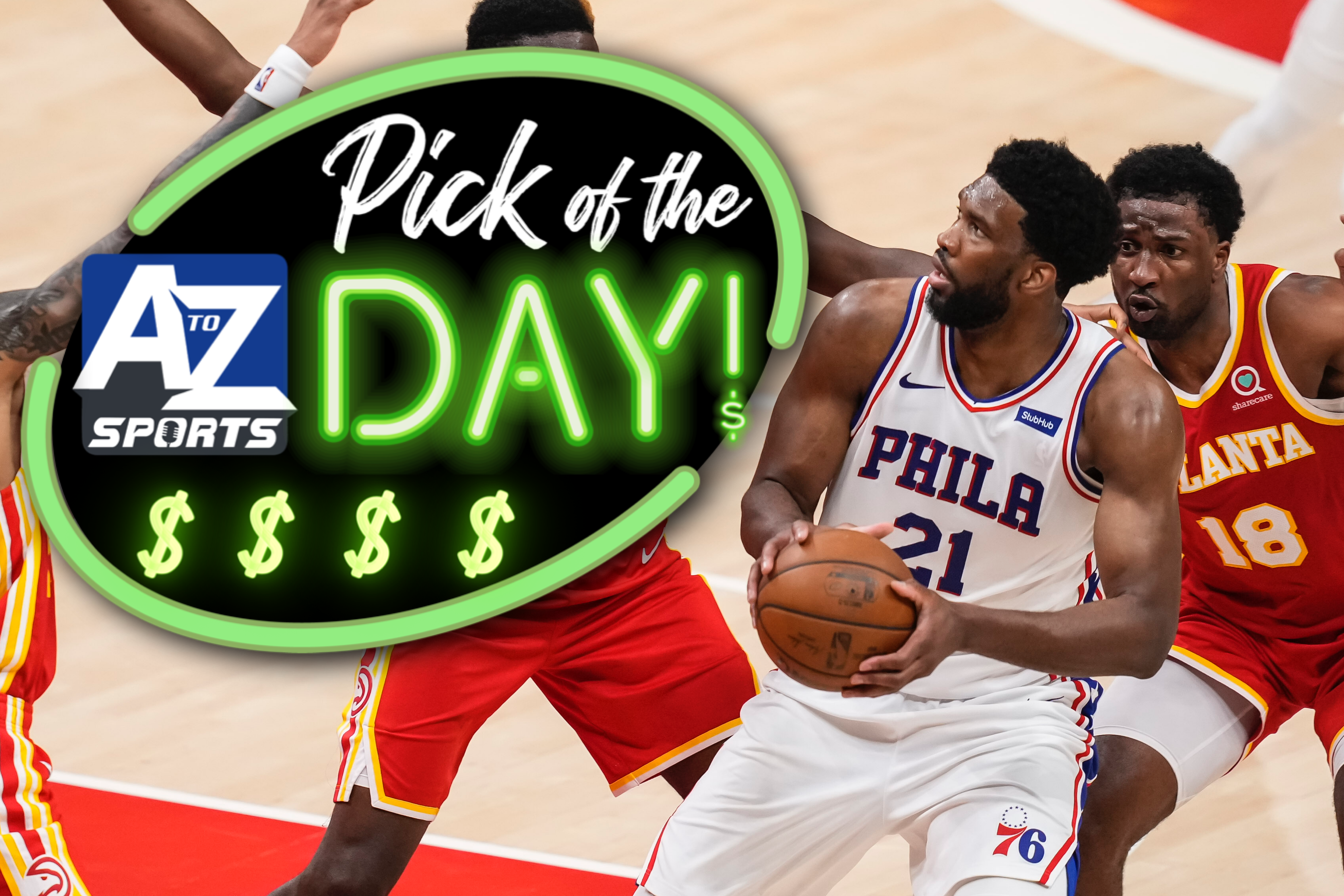 Joel Embiid, Philadelphia 76ers, Atlanta Hawks