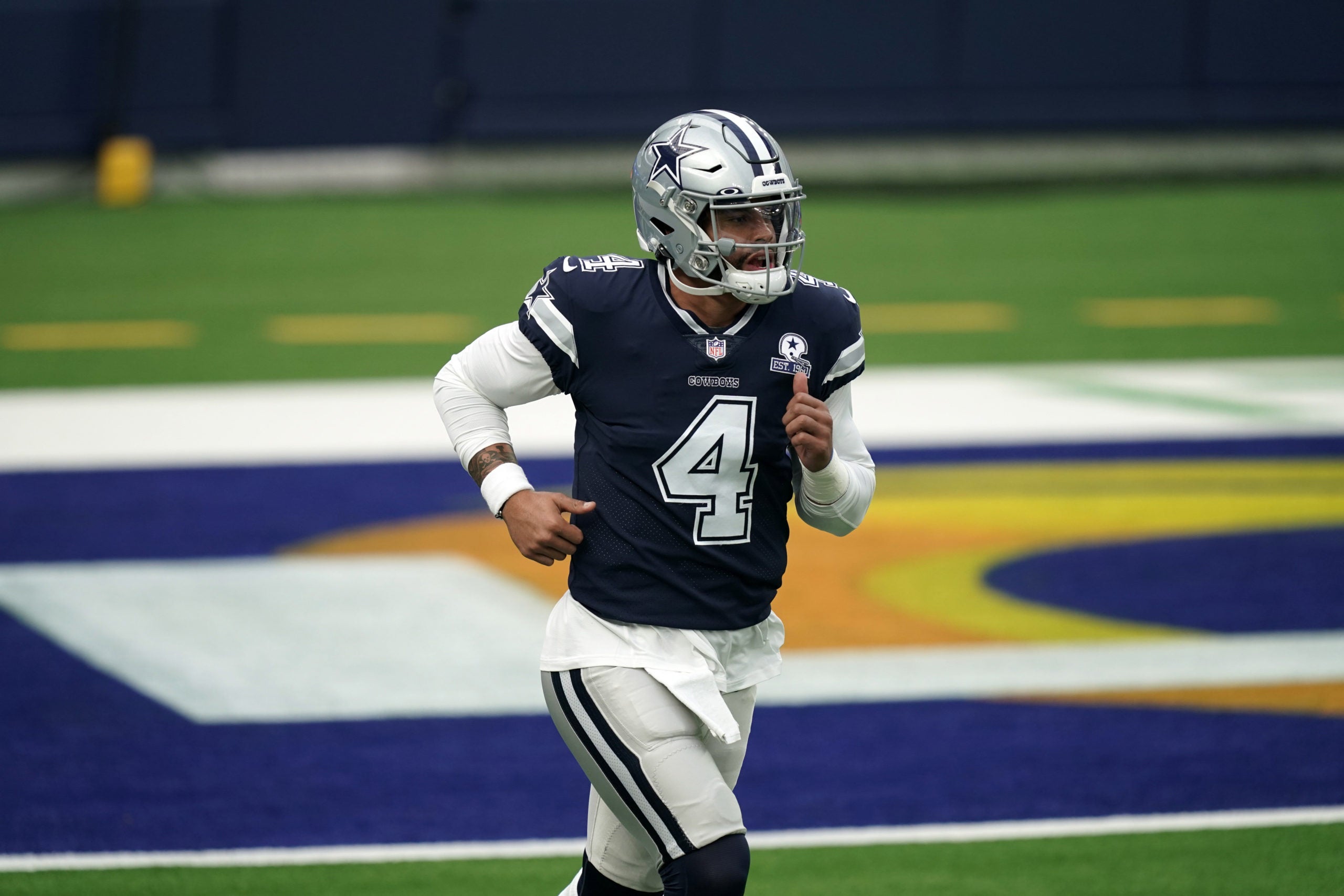 dak prescott, leverage, contract, trade, free agency, rumors, deadline, front office, jerry jones, cowboys