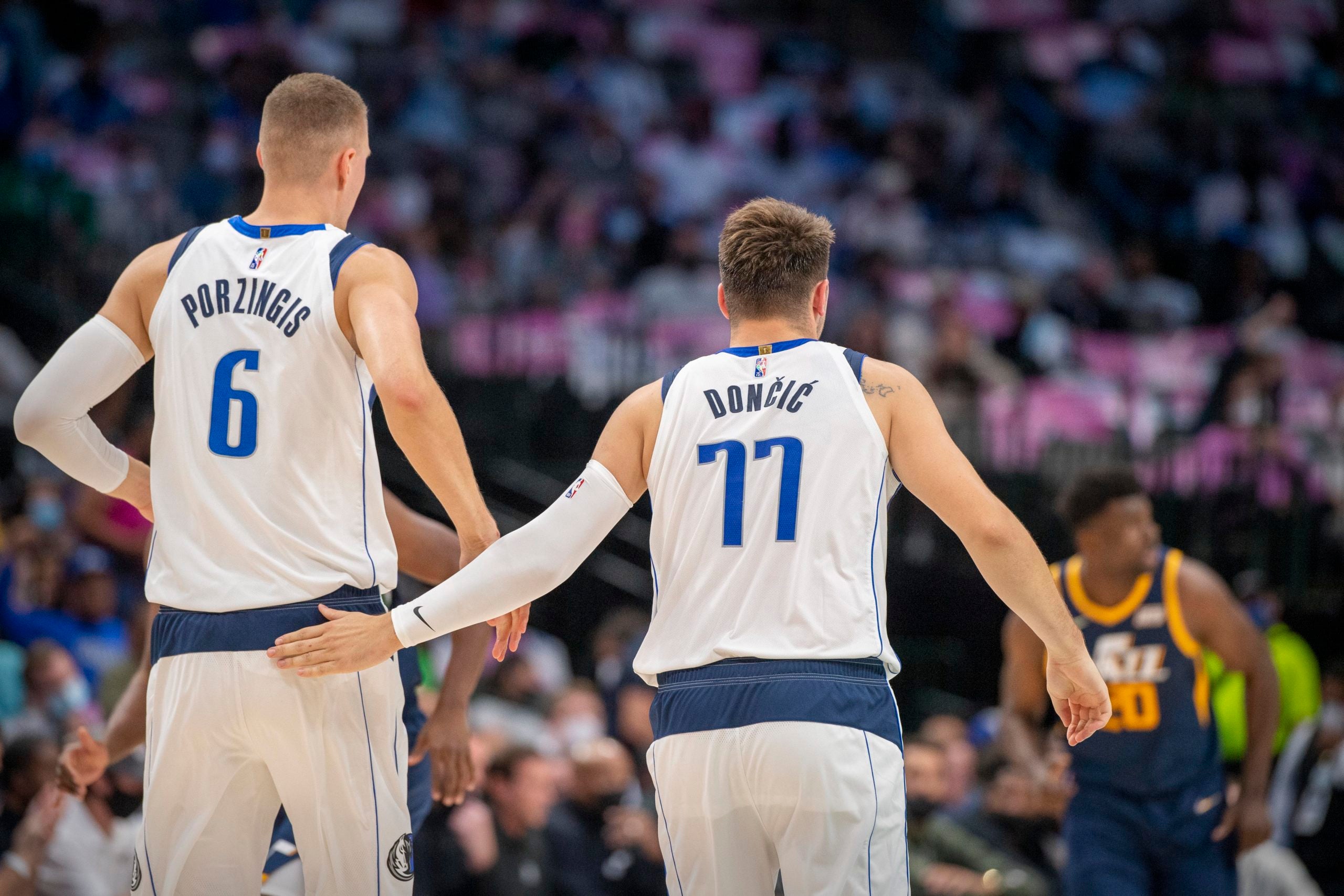 Luka Doncic and Kristaps Porzingis