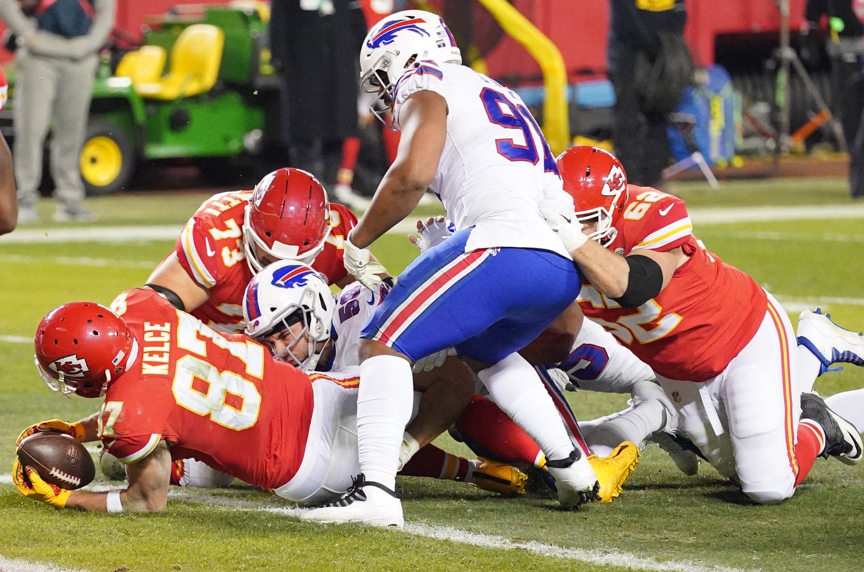 Travis Kelce, AFC Championship, Buffalo Bills, Kansas City Chiefs