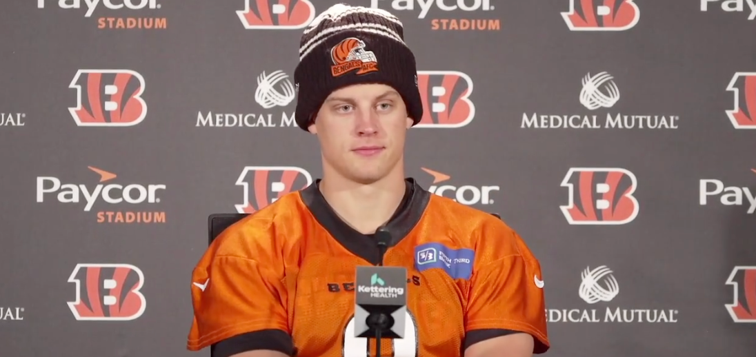 Bengals QB Joe burrow