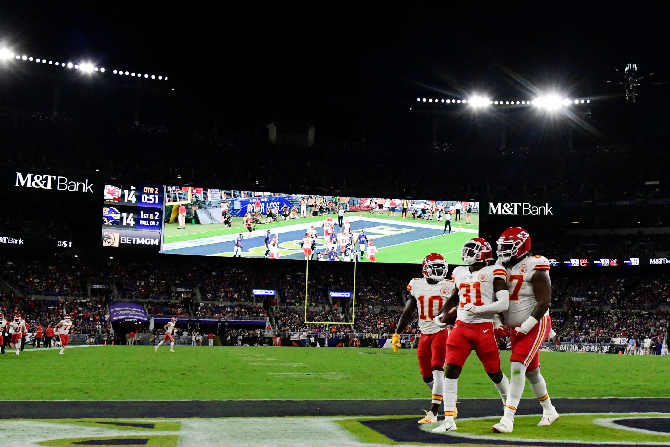 Kansas City Chiefs, Baltimore Ravens