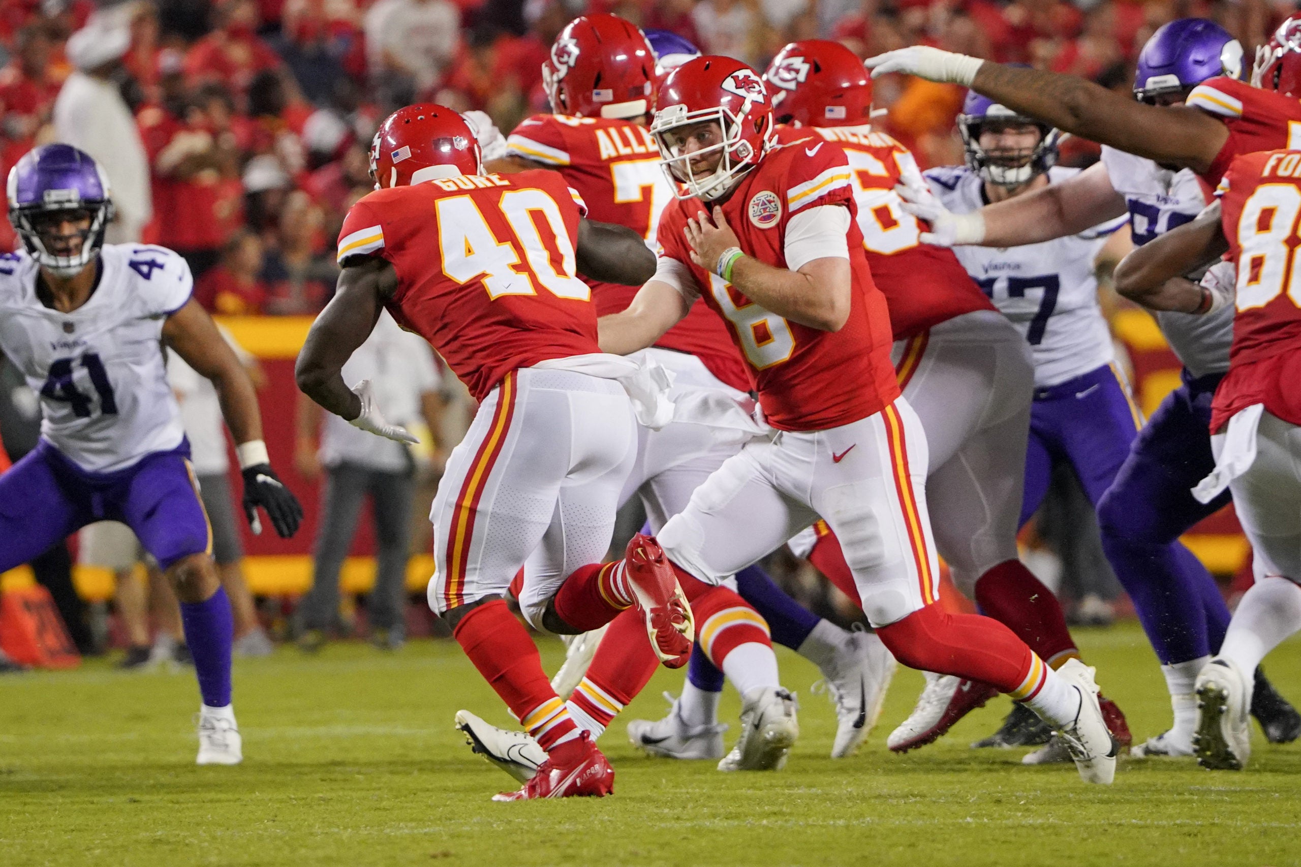 Kansas City Chiefs, Derrick Gore, Preseason