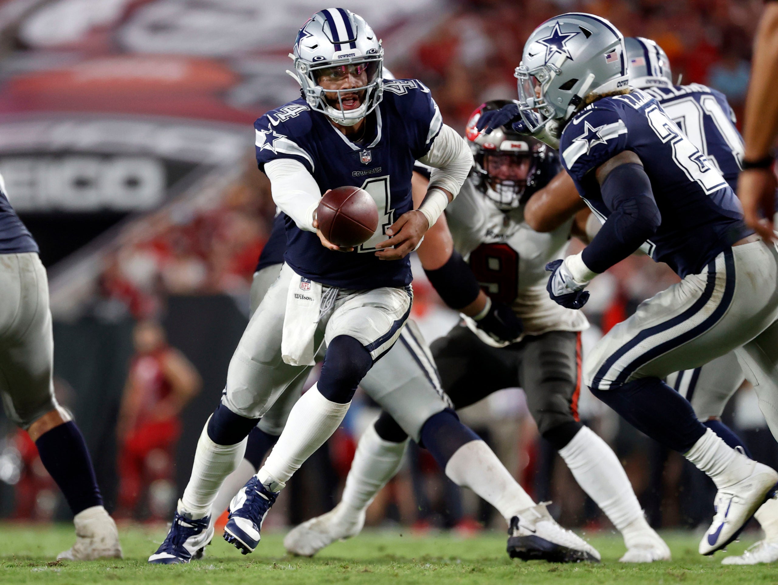 Week 1, Cowboys, offensive line, offense, Zack Martin, Dak Prescott