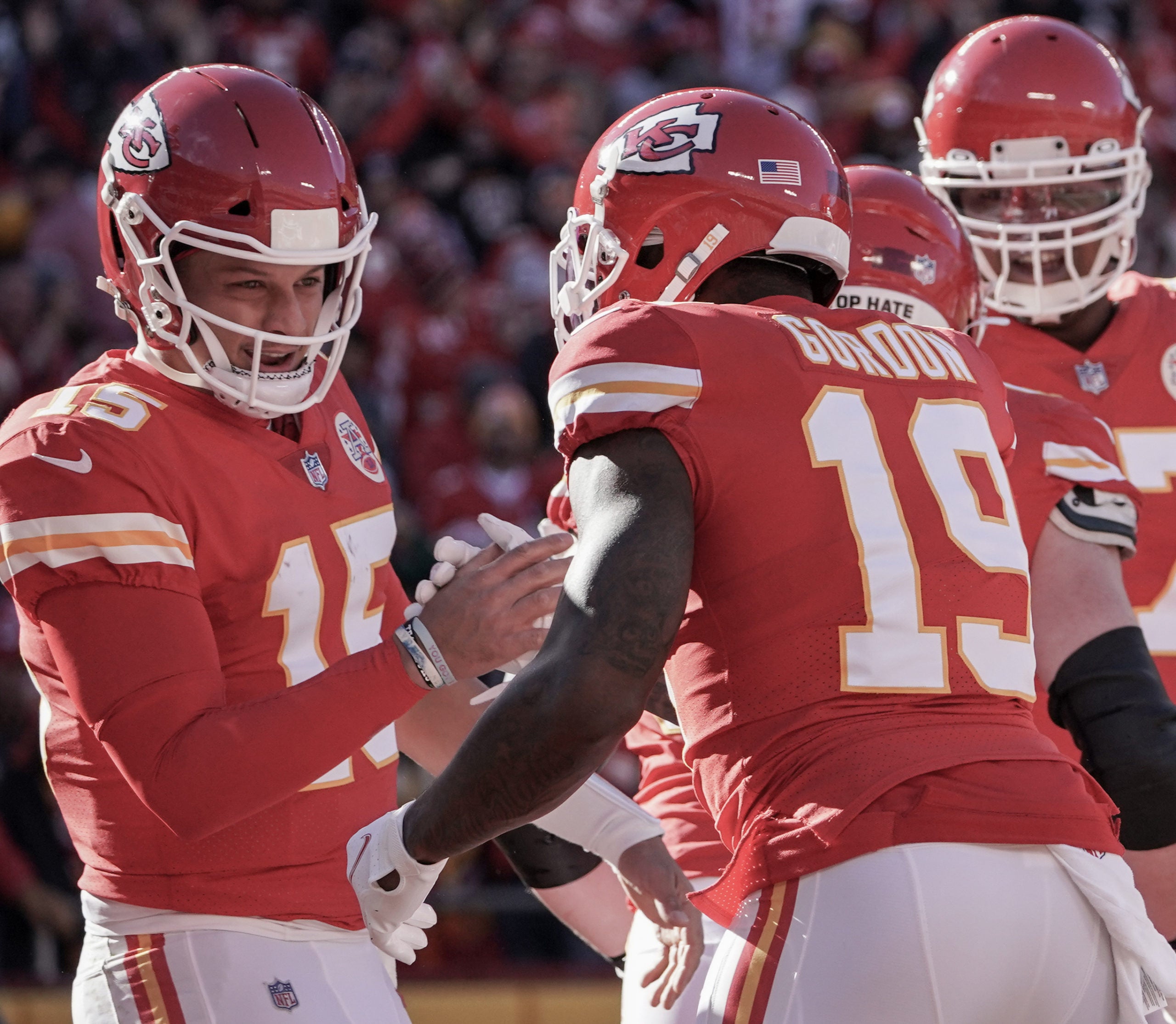 Kansas City Chiefs, Patrick Mahomes, Josh Gordon, Pittsburgh Steelers