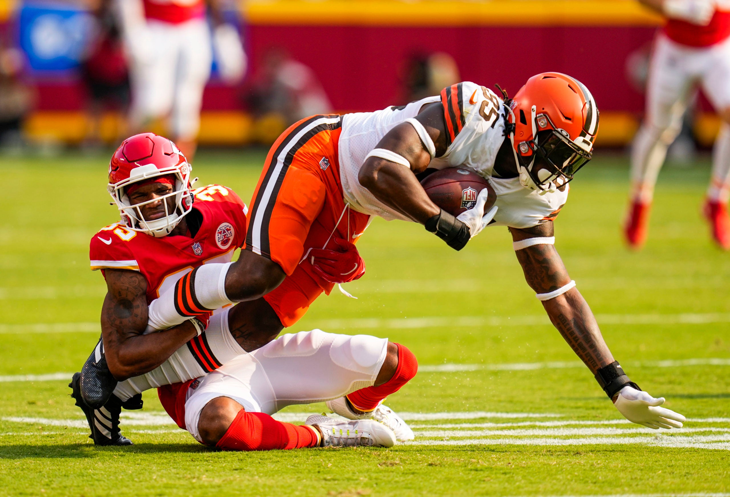 Kansas City Chiefs, Cleveland Browns, Baltimore Ravens