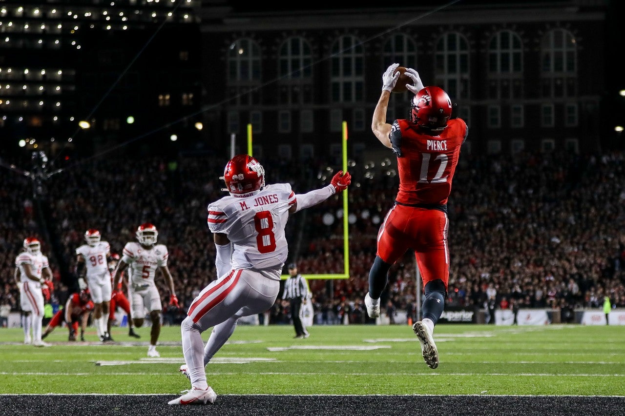 Could Alec Pierce be a guy the Bucs covet? Photo credit:  Katie Stratman-USA TODAY Sports