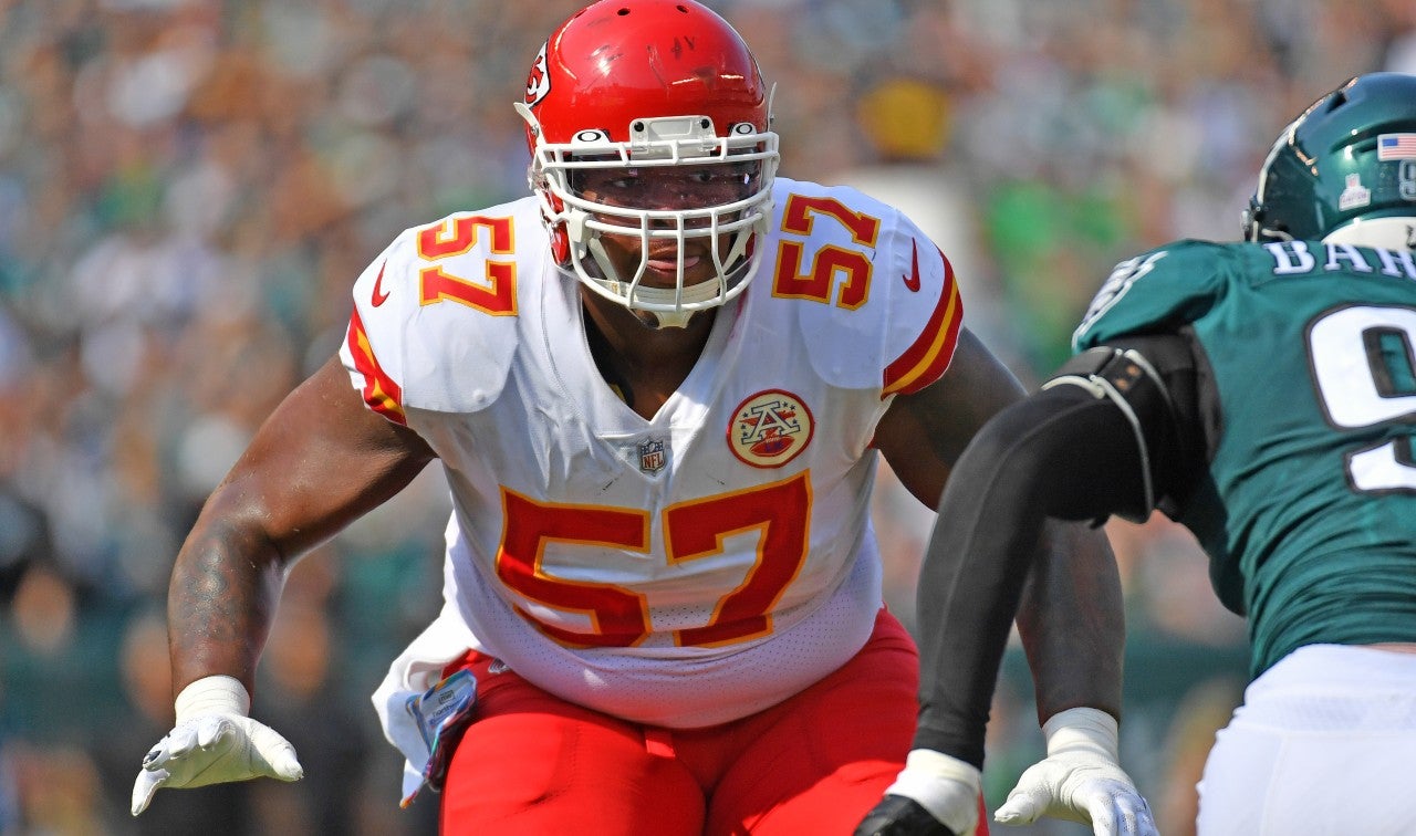 The Chiefs decided to tag Orlando Brown Jr. on Monday. Photo credit: Eric Hartline-USA TODAY Sports