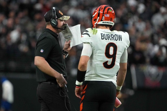 Cincinnati Bengals Zac Taylor wide receivers QB WR odds oddsmaker bet betting sports gambling BetMGM chances AFC North division