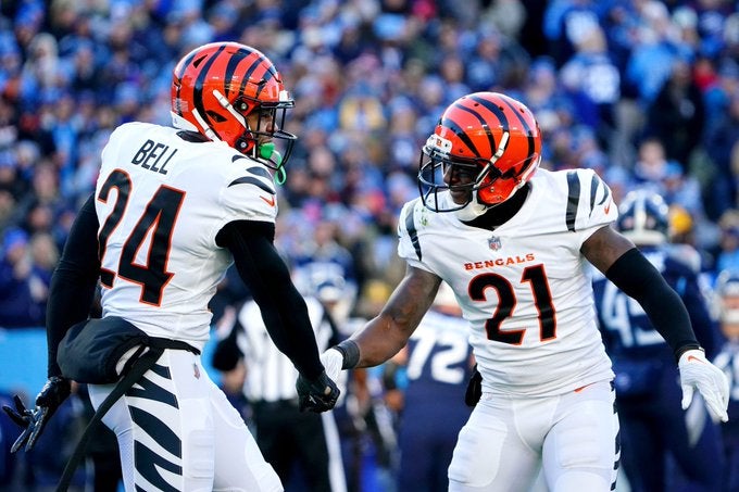 Cincinnati Bengals Mike Hilton slot corner PFF grade pro football focus ranking NFL football AFC North