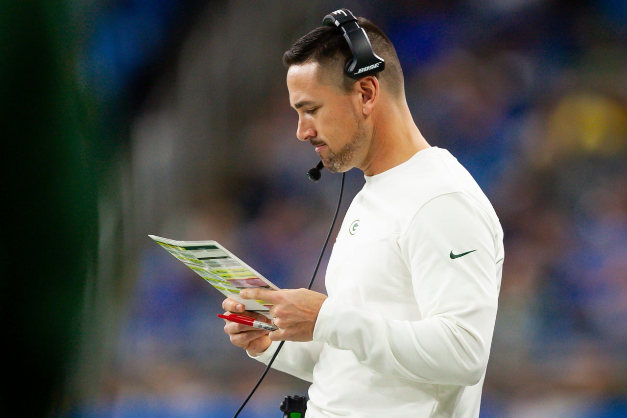 Matt LaFleur confirmed that Aaron Rodgers had a big role in the hiring of Tom Clements. Photo credit: Raj Mehta-USA TODAY Sports