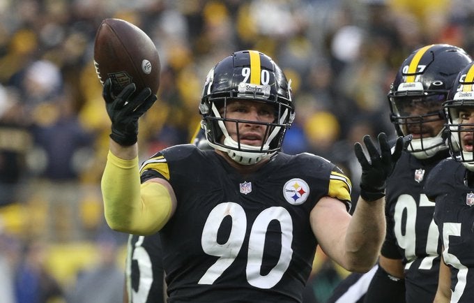 Pittsburgh Steelers odds to make playoffs regular season win total BetMGM Kenny Pickett starting QB T.J. Watt sacks defense offense nfl football