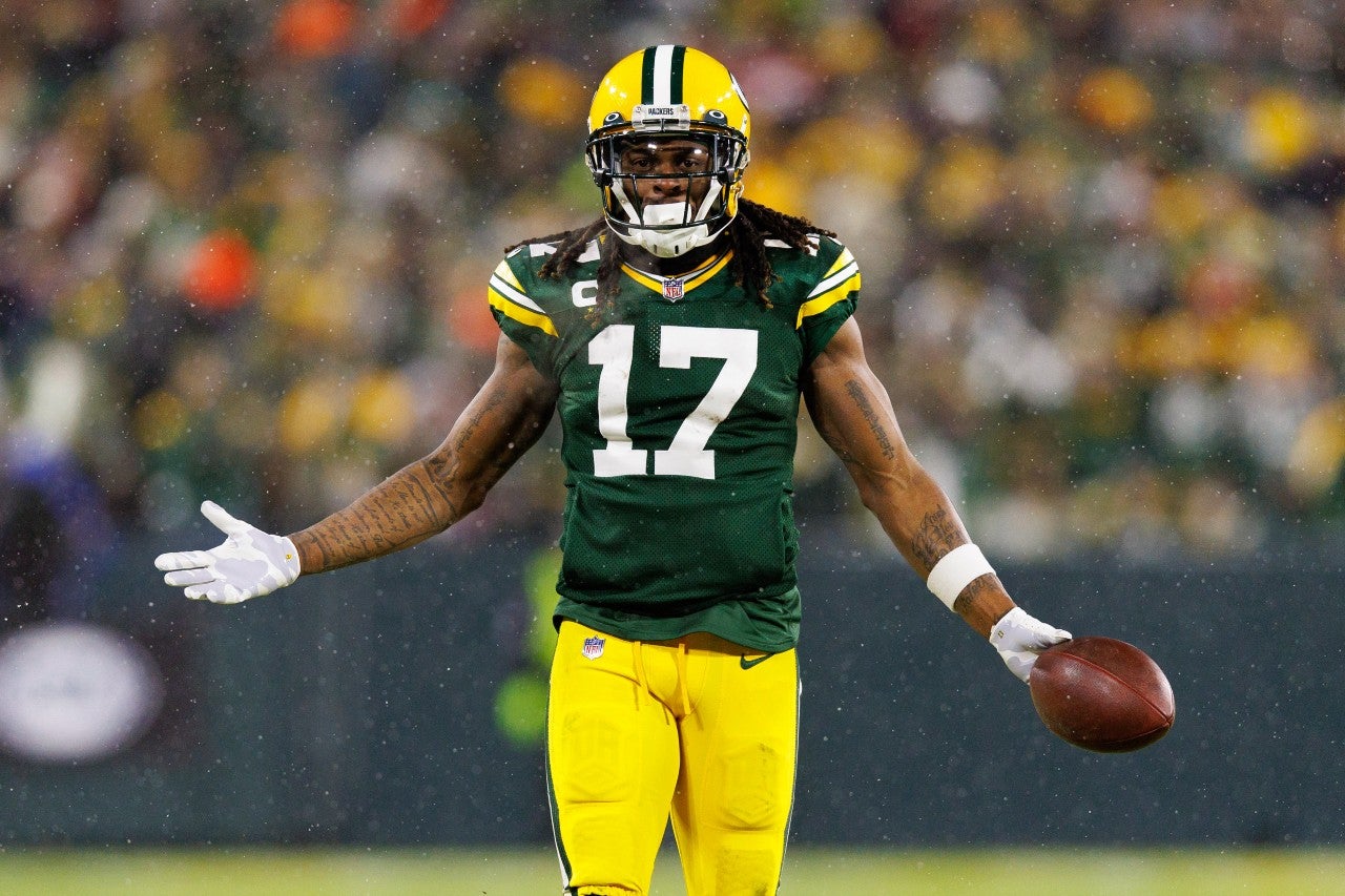 Davante Adams' future with the Packers is still a question mark, but Green Bay has a viable backup plan in Amari Cooper thanks to the Cowboys. Photo credit: Jeff Hanisch-USA TODAY Sports