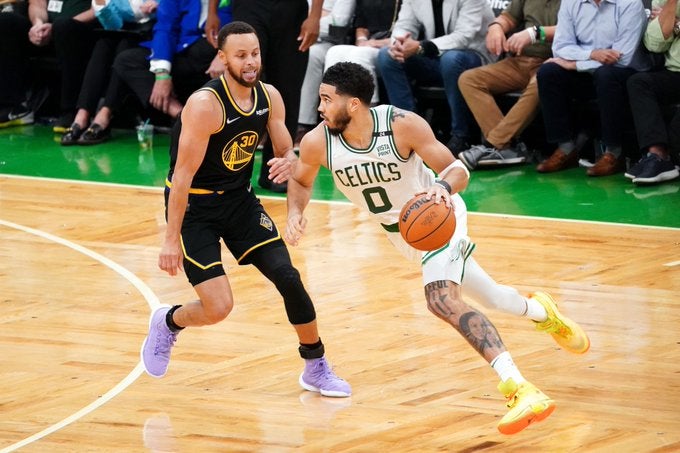 NBA Finals best bet Game 5 betting trend Boston Celtics Golden State Warriors Steph Curry Jayson Tatum Jaylen Brown ATS over under against the spread moneyline
