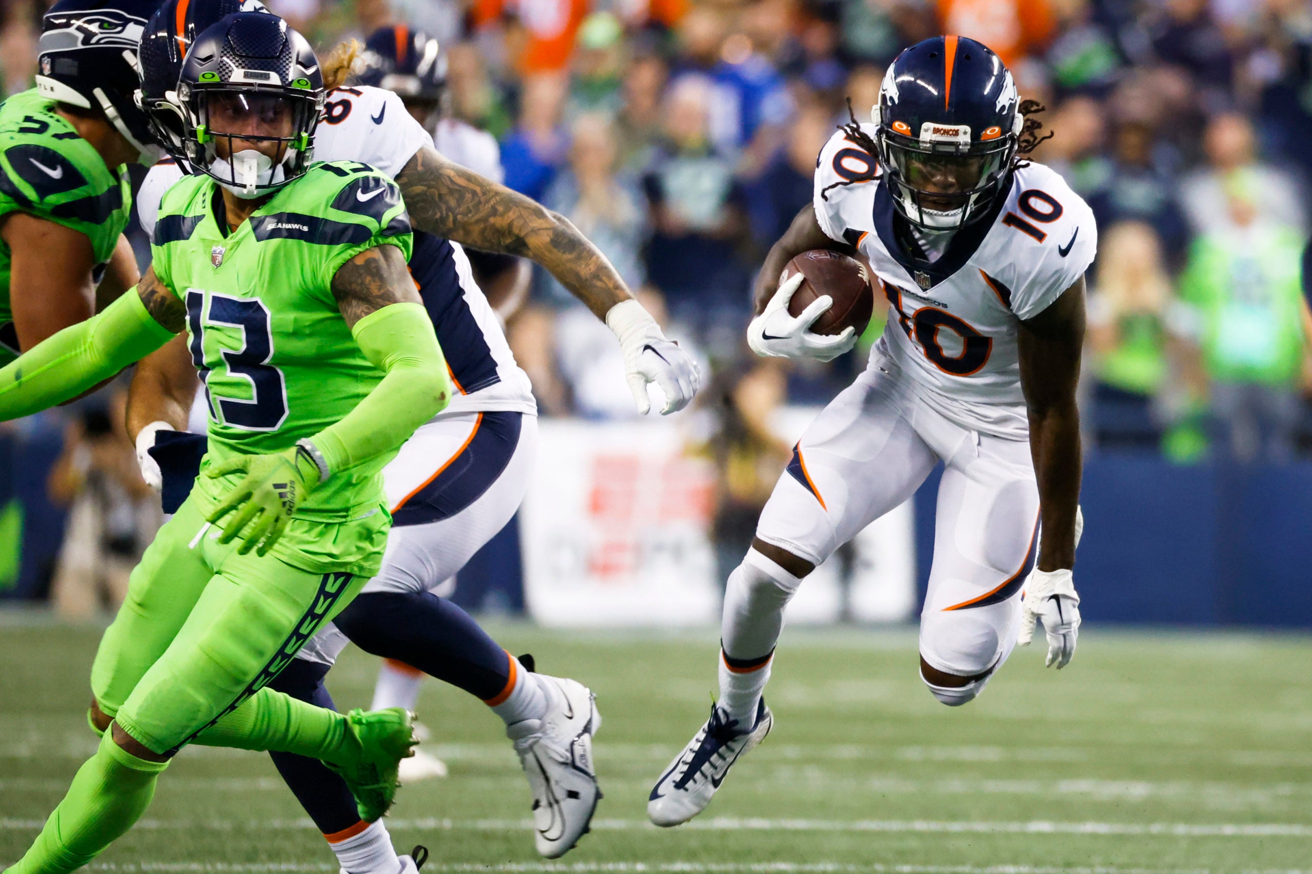 Broncos, Seahawks, Jeudy