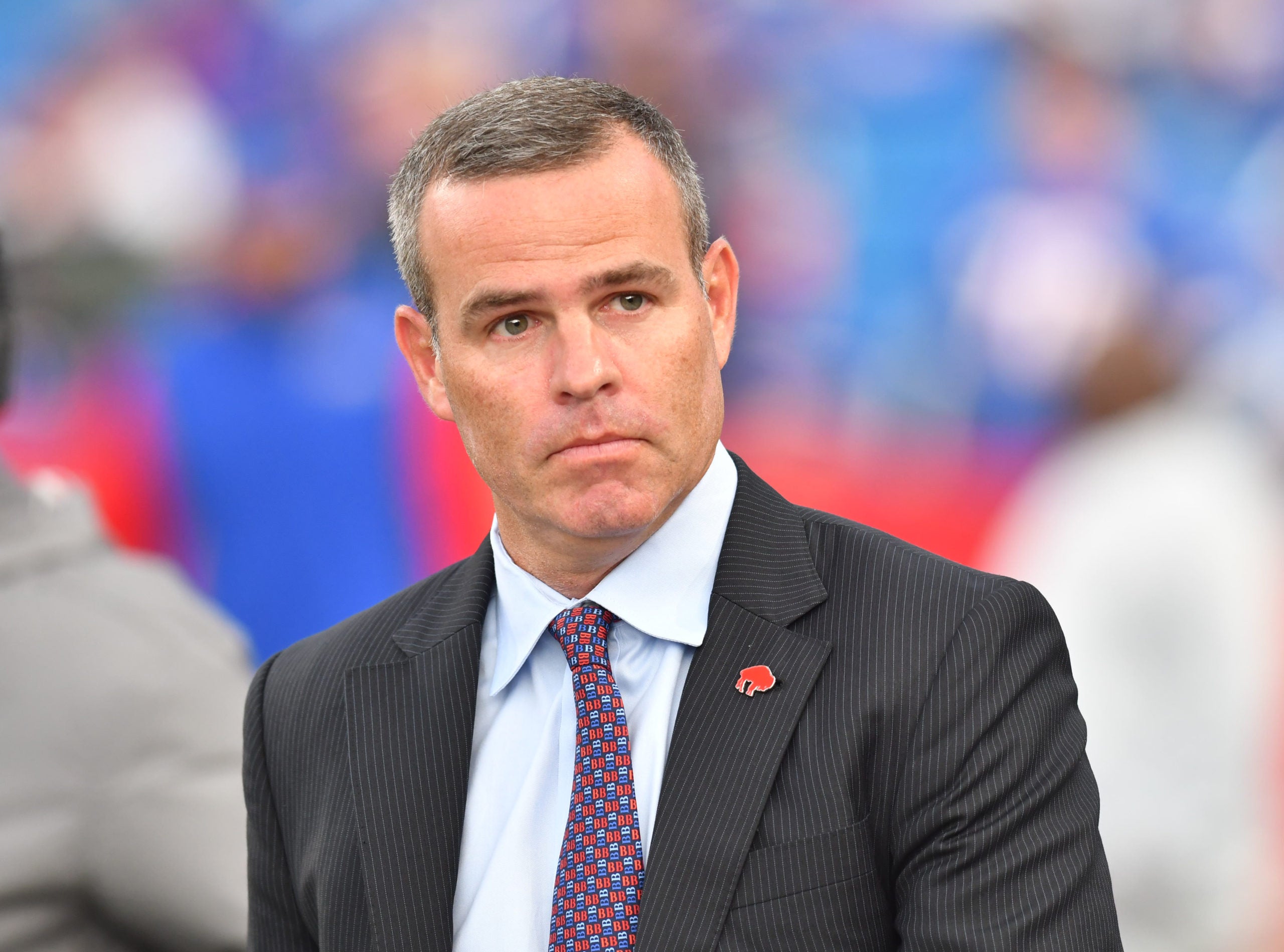 Buffalo Bills GM general manager Brandon Beane rebuild building roster team NFL draft football stats news contracts rookie Ja'Marr Chase Joe Burrow