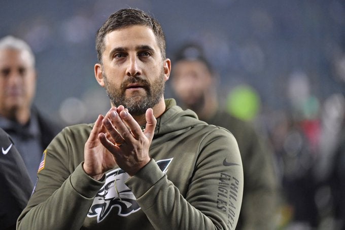 Philadelphia Eagles Nick Sirianni injury injuries Week 18 New York Giants playoffs NFC East Jalen Hurts C.J. Gardner-Johnson status nfl football stats news