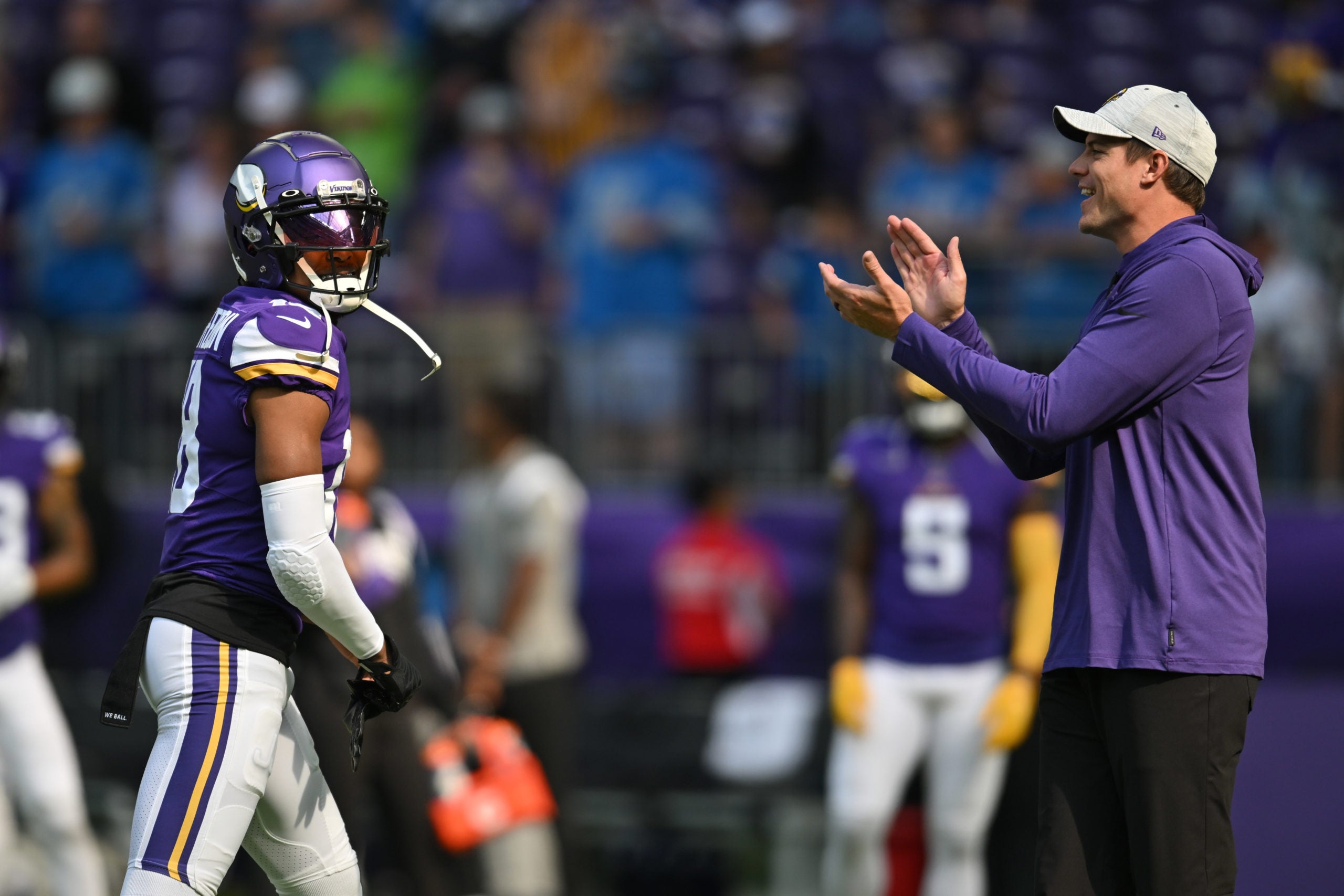 Minnesota Vikings Justin Jefferson Kevin O'Connell free agents head coach HC NFL football 2022 playoffs win loss close games stats news