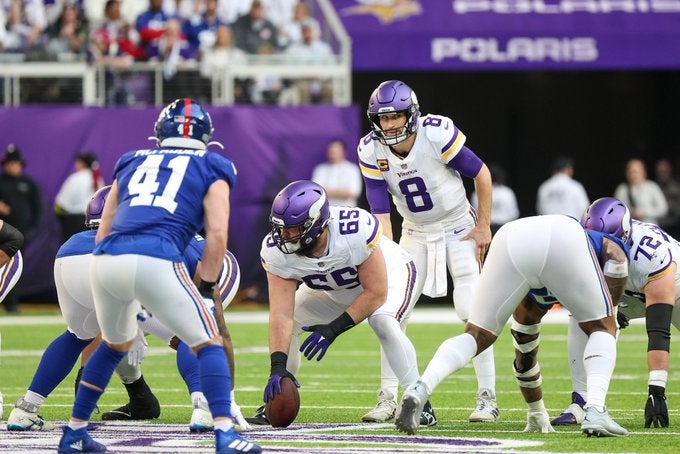 Minnesota Vikings playoff picture wild card matchup game regular season finale week 18 chicago bears green bay packers new york giants scenarios postseason seed seeding nfl football stats news