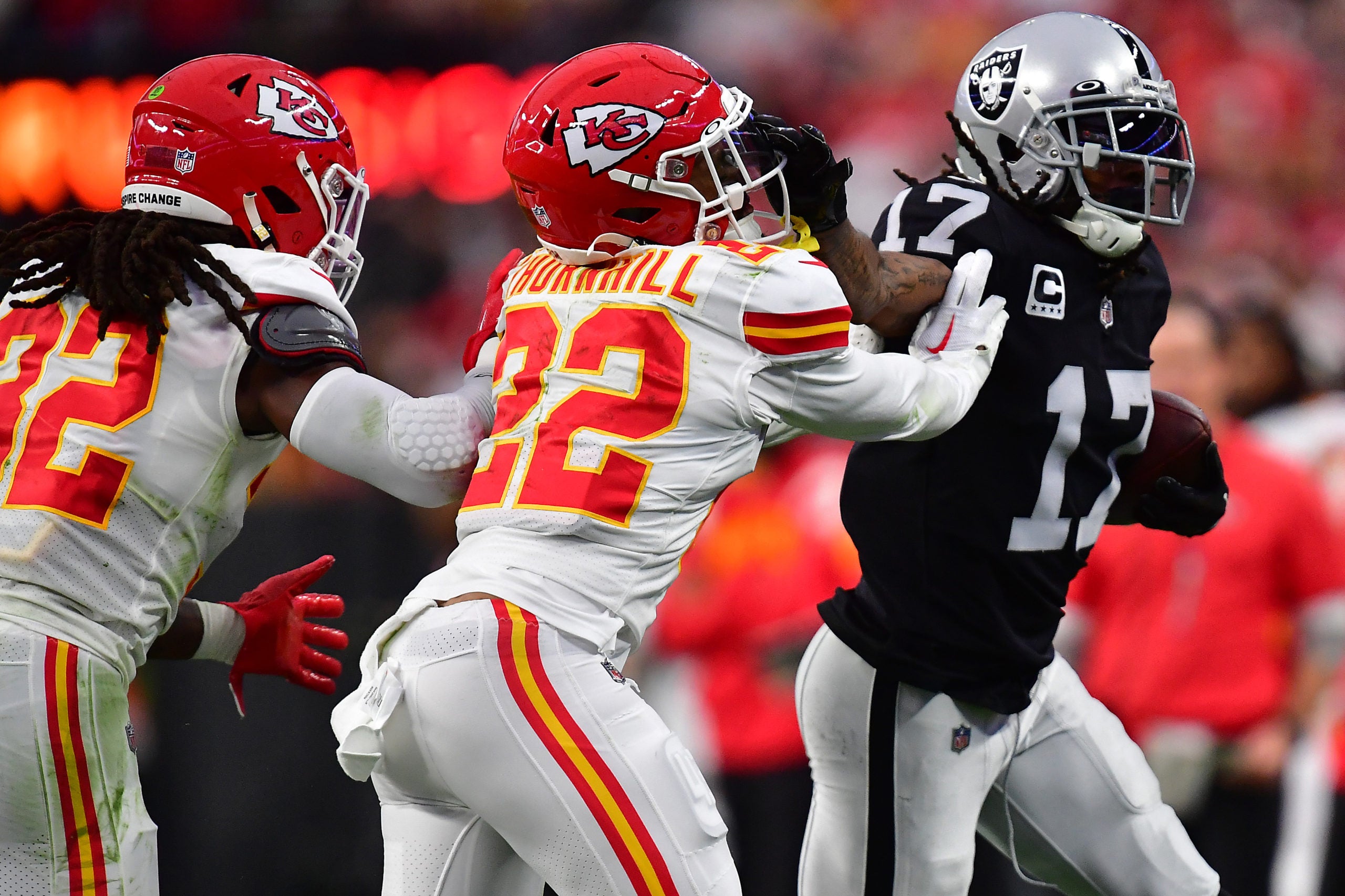 Raiders, Chiefs, Adams