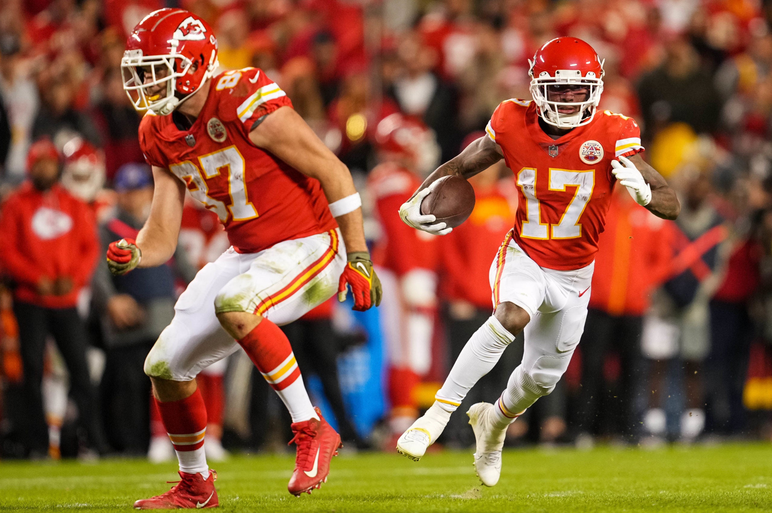 Chiefs, Hardman, Raiders