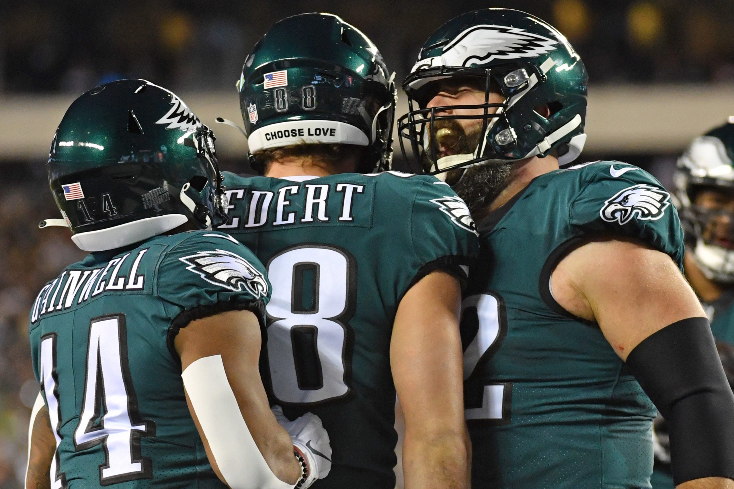 Philadelphia Eagles Jason Kelce.