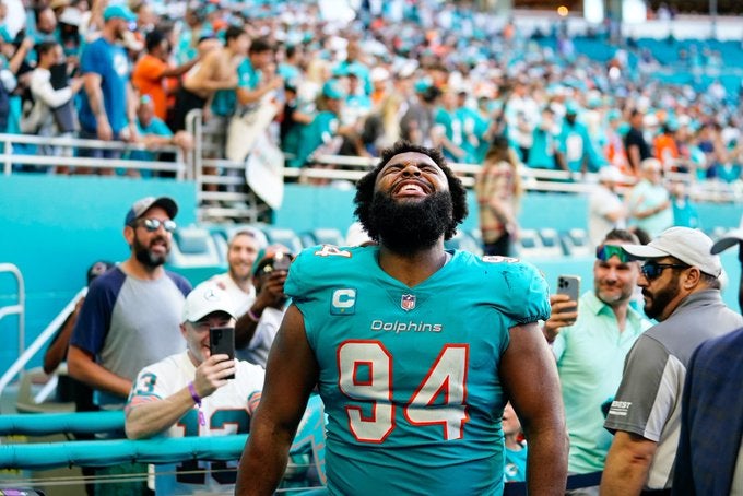 Miami Dolphins Christian Wilkins Pro Bowl snub DT Defensive tackle stats news football nfl